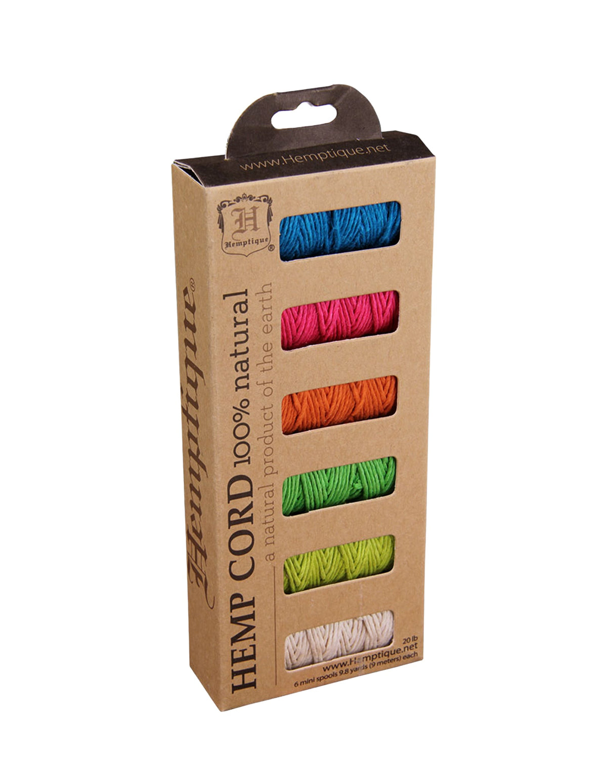 #20 Hemp Cord 6-Pack Mini Spools