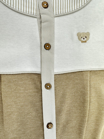 Teddy Collar Romper