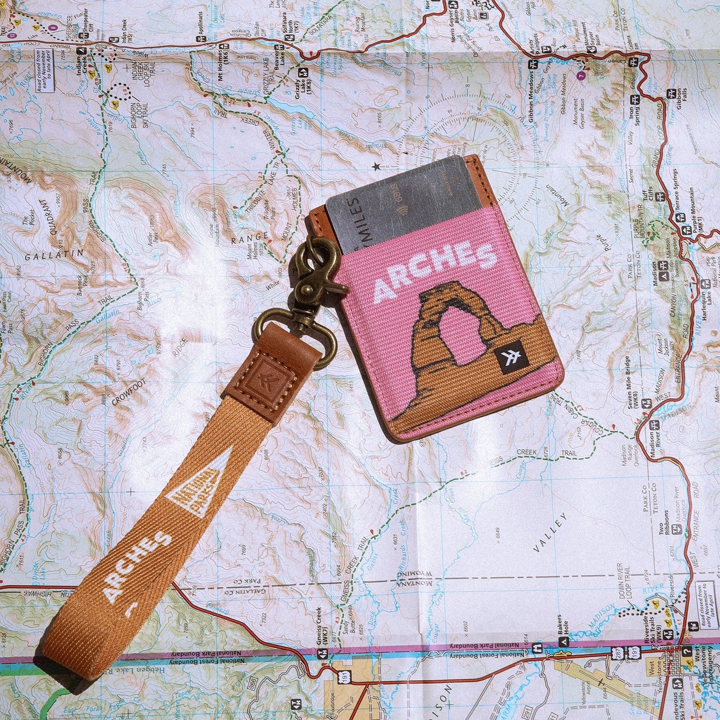 Arches - Wristlet Keychain