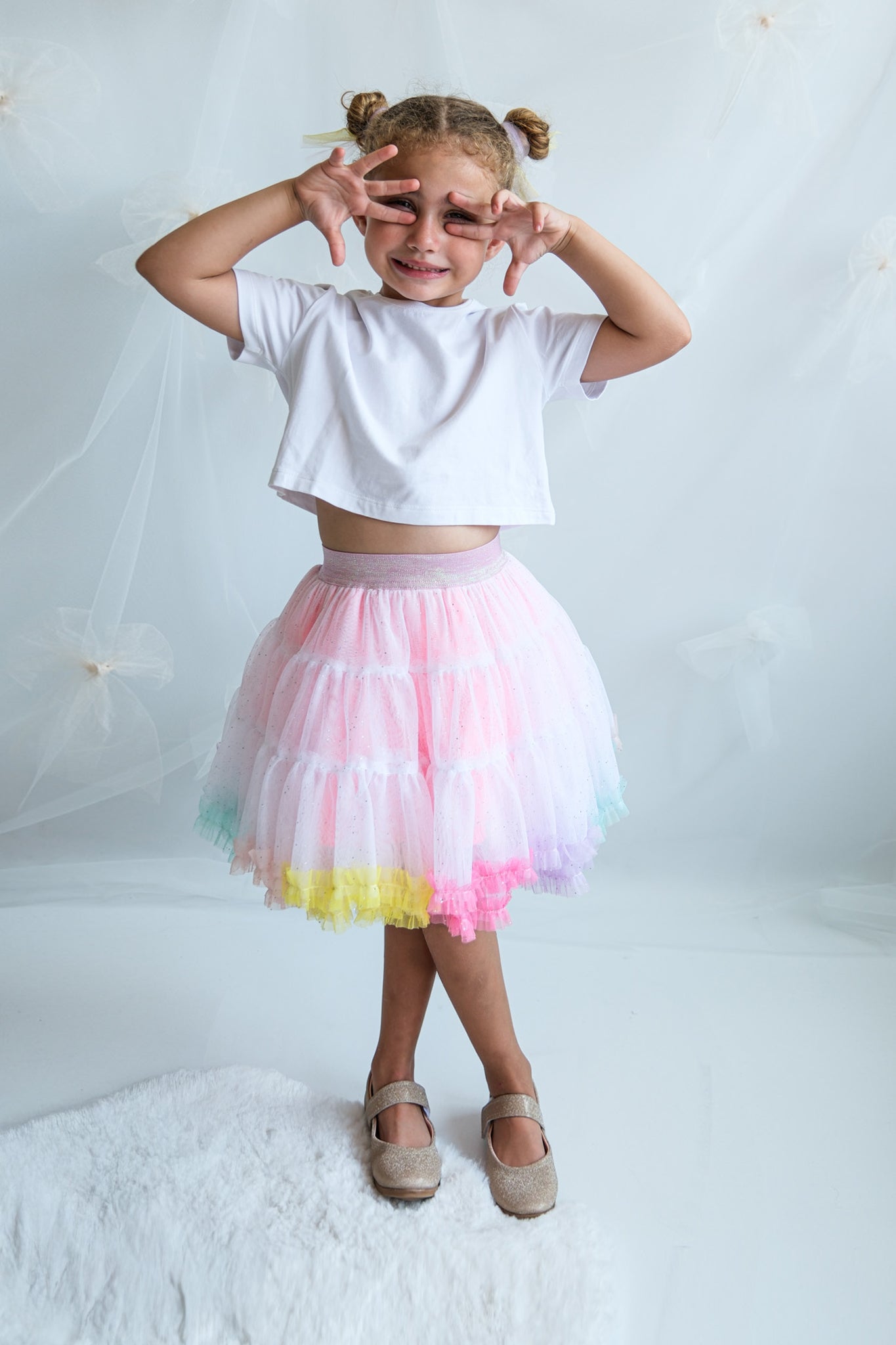 Rainbow Sparkle Tutu Skirt