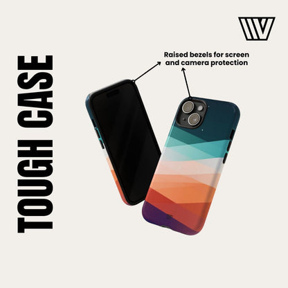 ABSTRACT ZEBRA STRIPES | Tough Phone Case