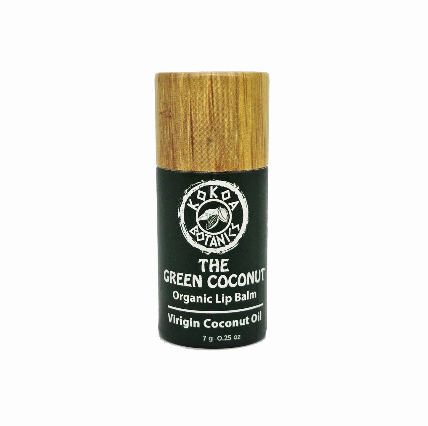 Organic Coconut Oil Lip Balm - Plastic Free .25 oz