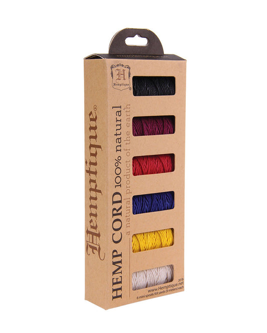 #20 Hemp Cord 6-Pack Mini Spools