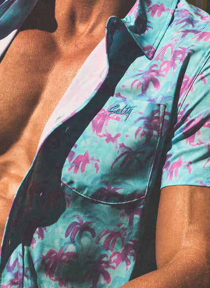 Men's Button Down Shirt | Paradise Palms