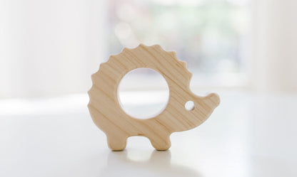 Hedgehog Wooden Baby Grasping Toy
