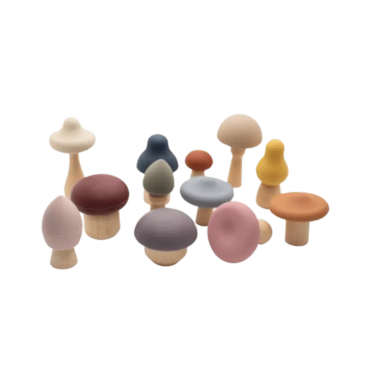 Mushroom Mix & Match Toy – 24pc | LYTL®️