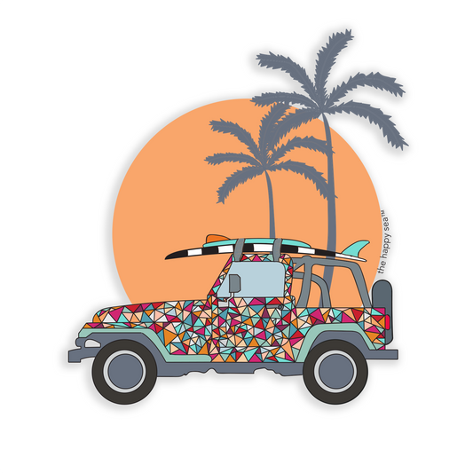4" Endless Summer Vinyl Sticker