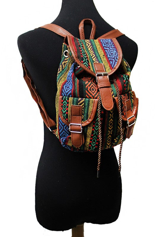 Juniors Boho Concert Festival Backpack