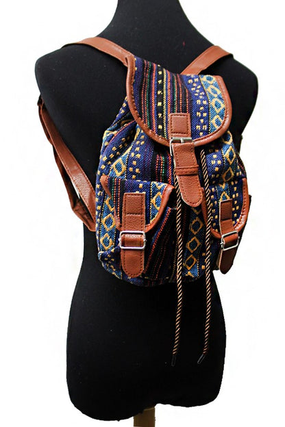 Juniors Boho Concert Festival Backpack