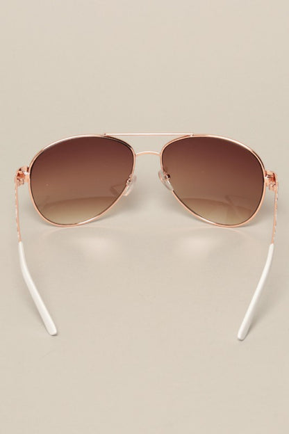 Women's Art Deco Aviator Sunglasses