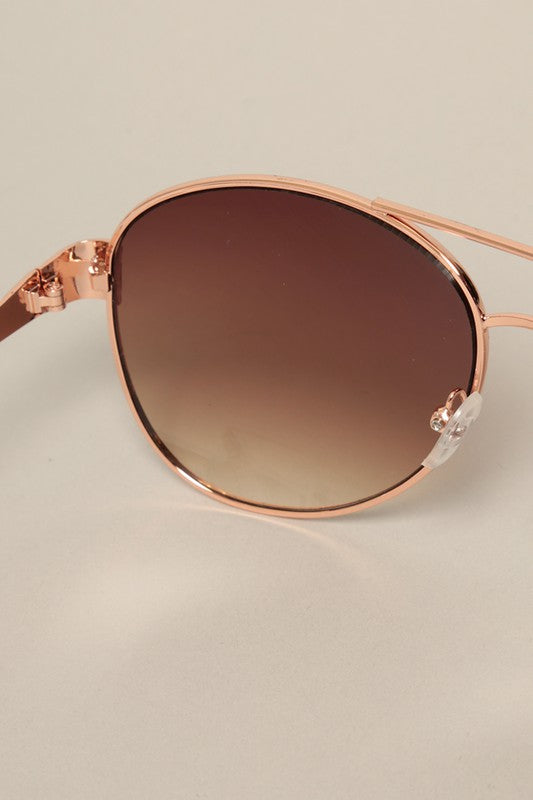 Women's Art Deco Aviator Sunglasses