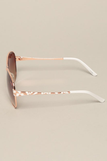Women's Art Deco Aviator Sunglasses