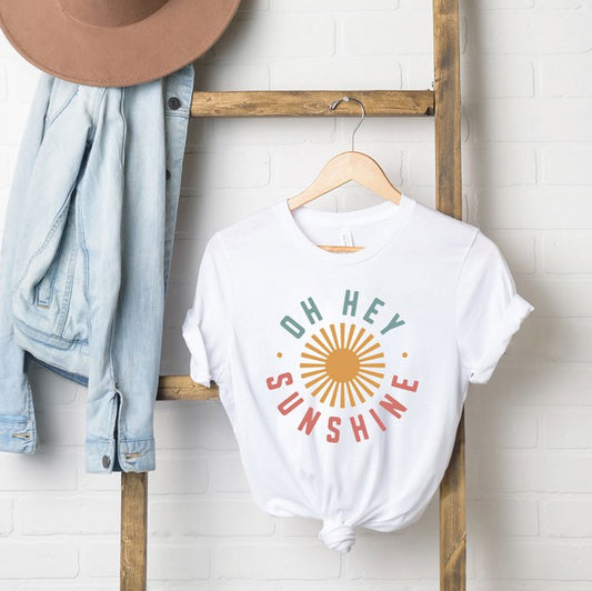 Oh Hey Sunshine Short Sleeve Graphic Tee