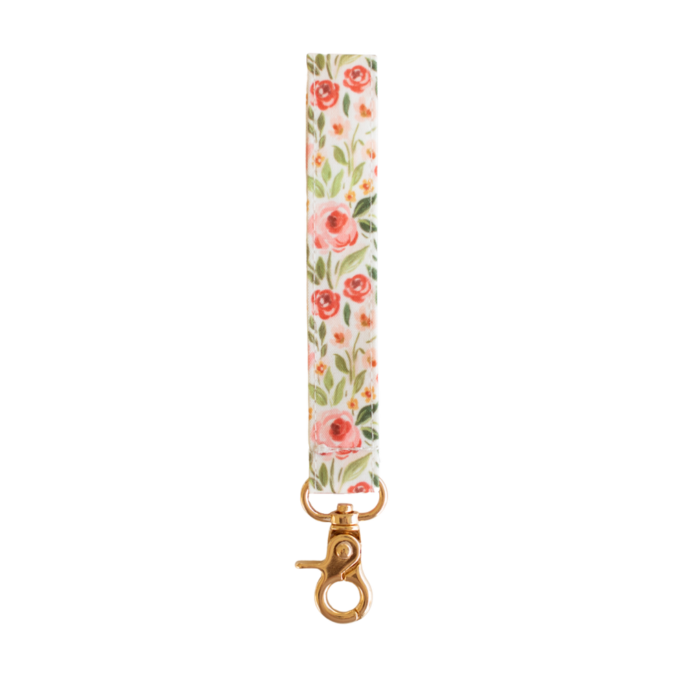 Spring Garden Wristlet Keychain