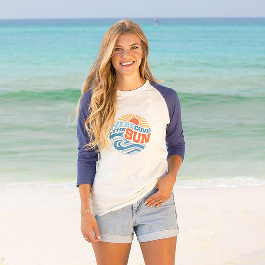 30A® Here Comes the Sun Recycled Baseball Tee