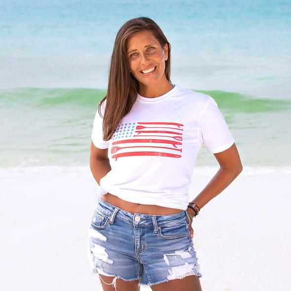 30A® Paddle Board USA Recycled Unisex Tee