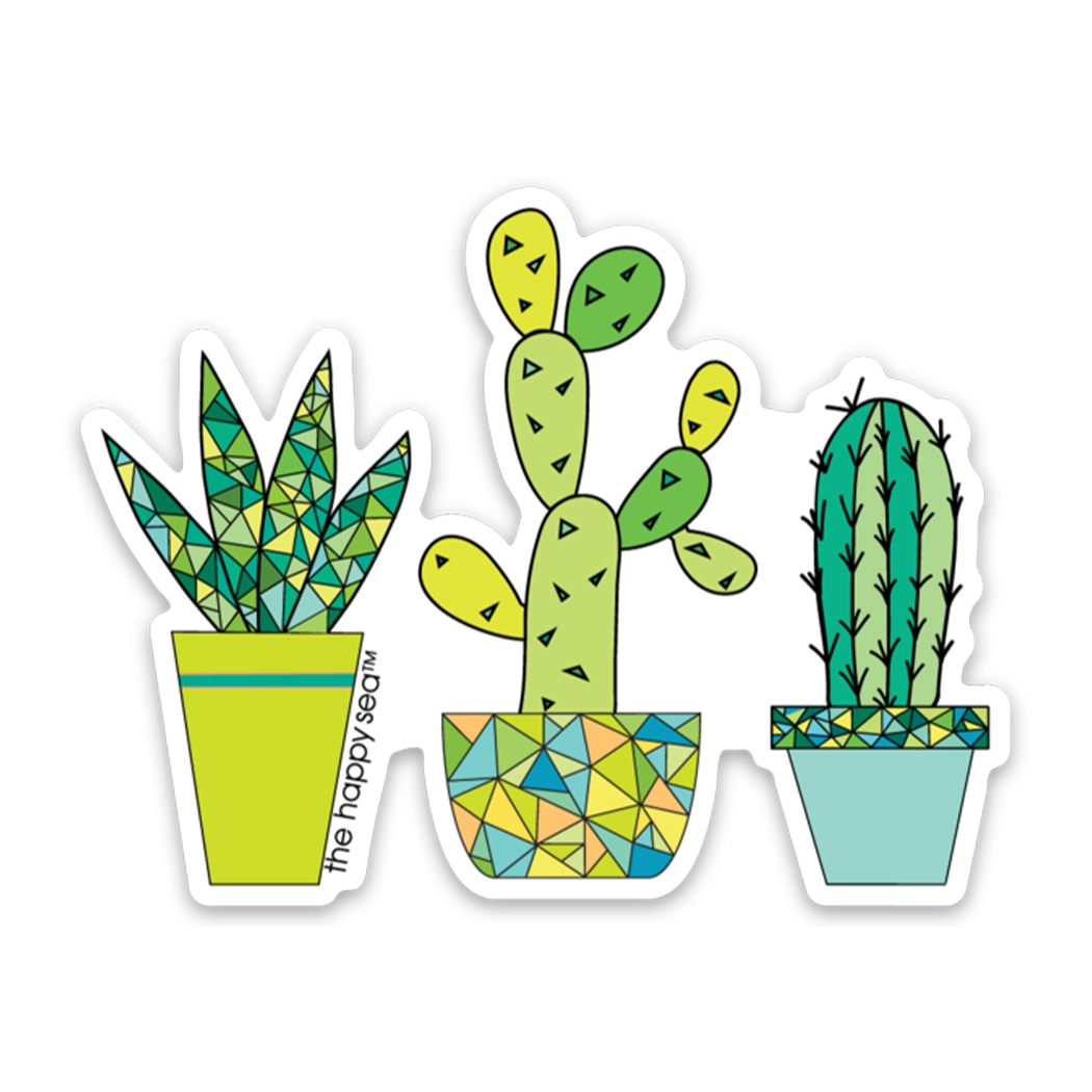 The Happy Sea 3" Succulent Vinyl Sticker