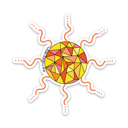 The Happy Sea 3" Sunshine Vinyl Sticker