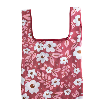 Plum Poppy Reusable Bag