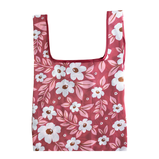 Plum Poppy Reusable Bag