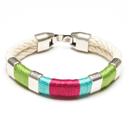 Allison Cole Newbury Bracelet (Ivory/Lime/Turquoise/Pink/Gold)