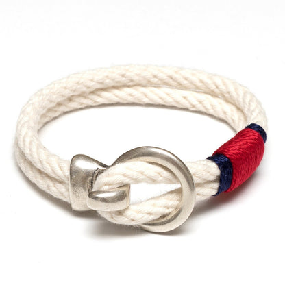 Allison Cole Deckard Bracelet (Ivory/Navy/Red/Silver)