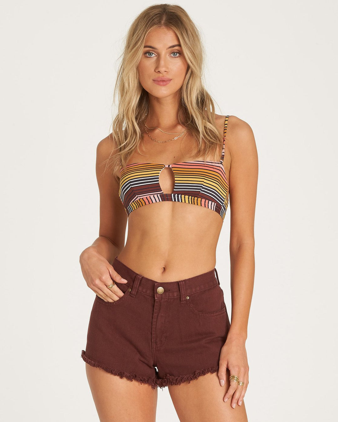 Billabong® Drift Away Denim Short (Coco Berry)