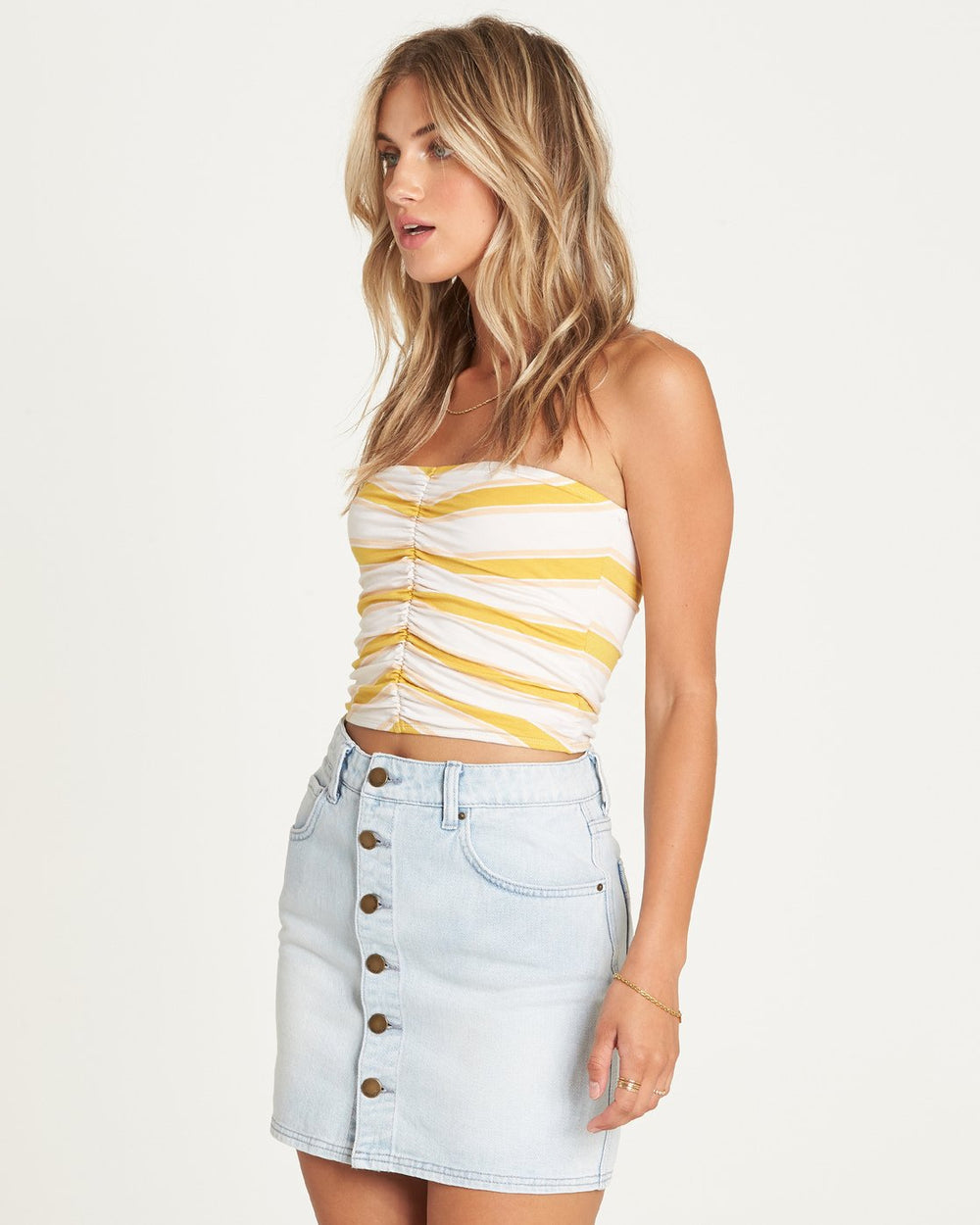 Billabong® Good Life Denim Skirt (Sunwash)