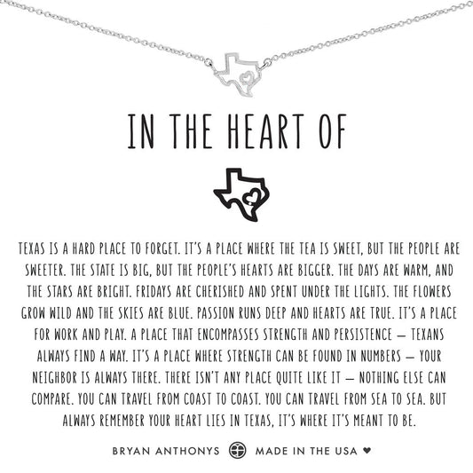 Bryan Anthonys In the Heart of Texas Necklace - Silver