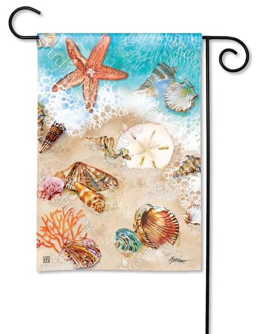 Seashore Treasures Garden Flag