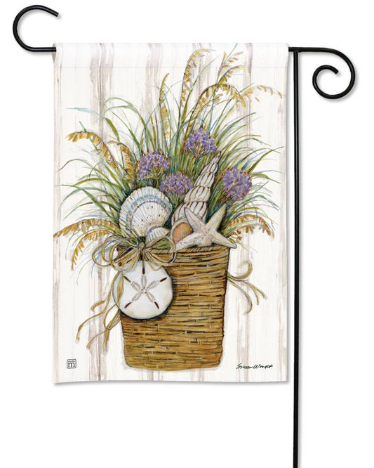 Gifts From The Sea Garden Flag by Susan Winget for Studio M
