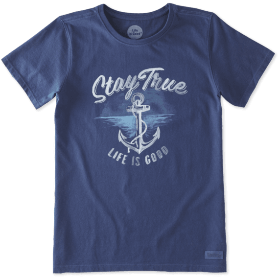 Life Is Good® Women's Stay true Anchor Crusher Tee