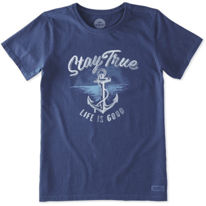 Life Is Good® Women's Stay true Anchor Crusher Tee