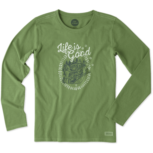 Life Is Good® Women's Jake And Rocket Sled Long Sleeve Crusher Tee