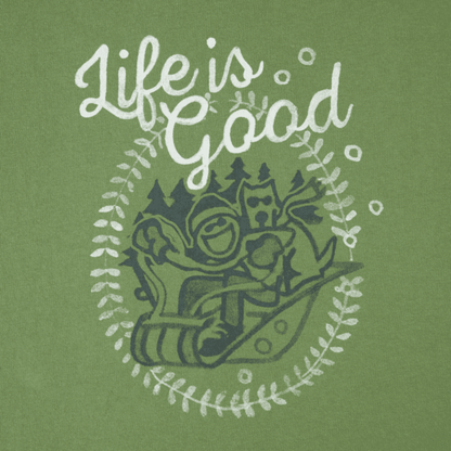 Life Is Good® Women's Jake And Rocket Sled Long Sleeve Crusher Tee