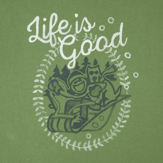 Life Is Good® Women's Jake And Rocket Sled Long Sleeve Crusher Tee