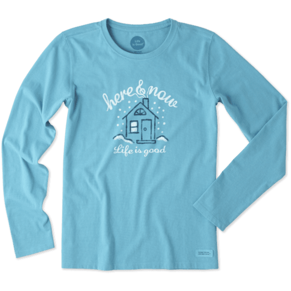 Life Is Good® Women's Here & Now Home Long Sleeve Crusher Tee