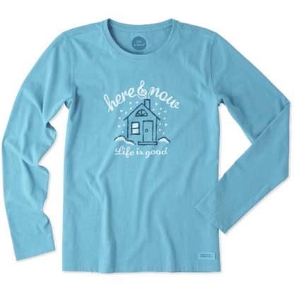 Life Is Good® Women's Here & Now Home Long Sleeve Crusher Tee