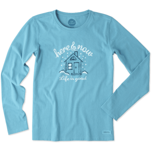 Life Is Good® Women's Here & Now Home Long Sleeve Crusher Tee