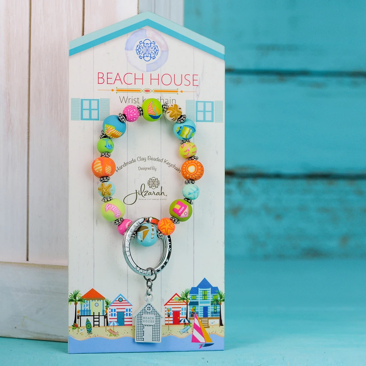 Jilzarah Beach House Wrist Keychain