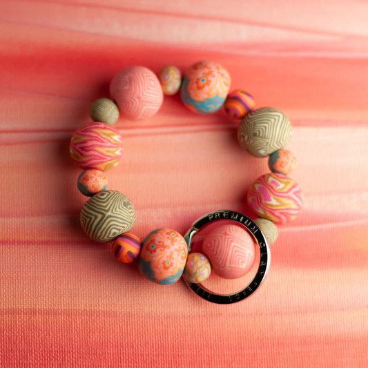 Jilzarah Coral Crush Wrist Keychain