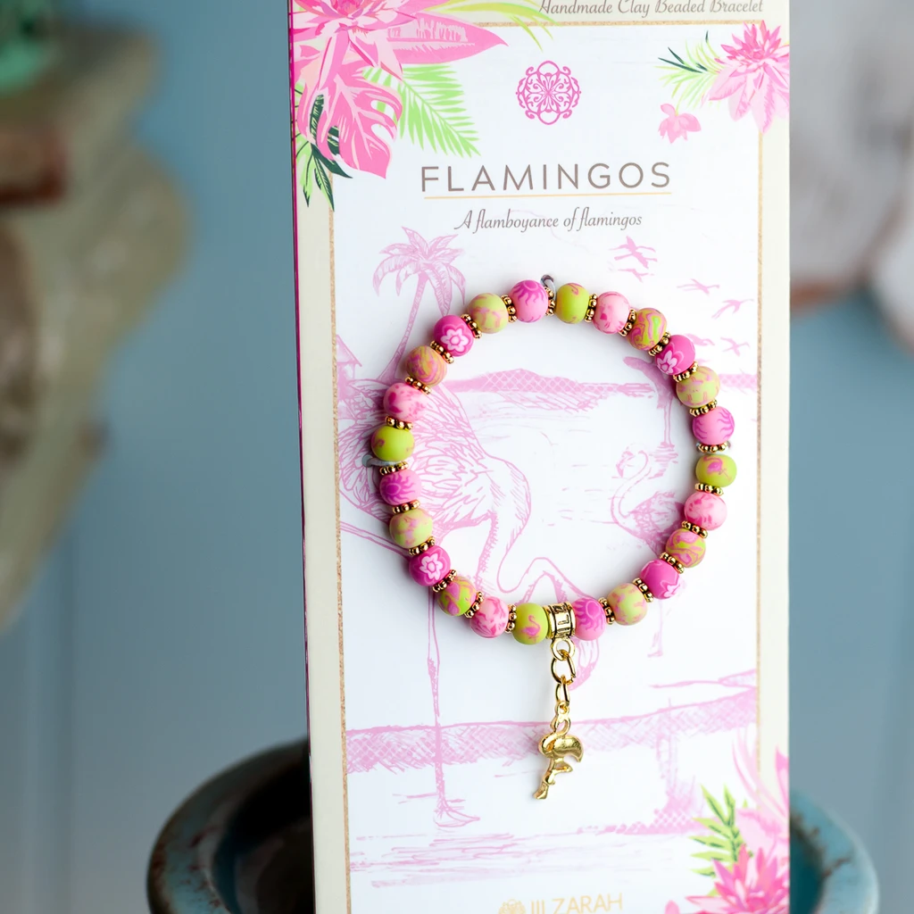 Jilzarah Flamingo Beach Bracelet