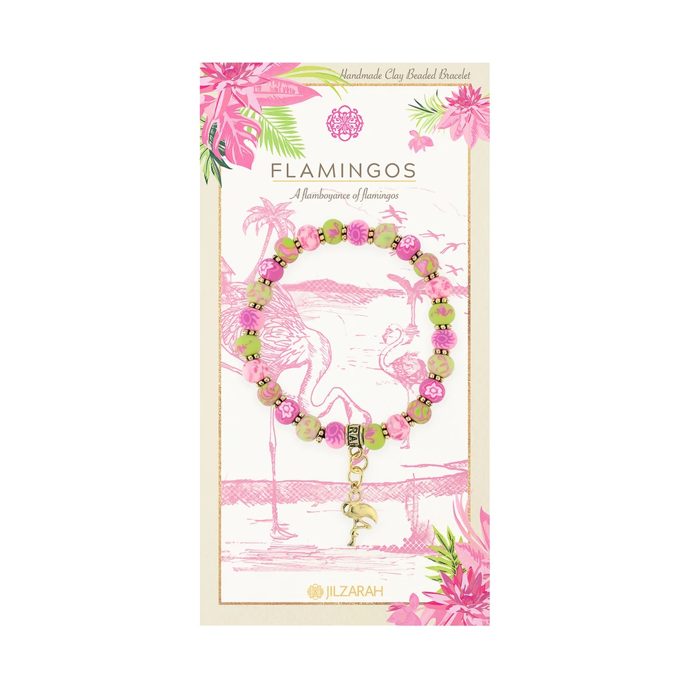 Jilzarah Flamingo Beach Bracelet