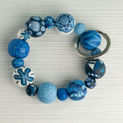 Jilzarah Nautical Blue Wrist Keychain