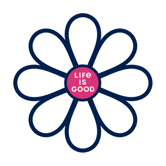 Life Is Good® Simple Daisy Die Cut Sticker
