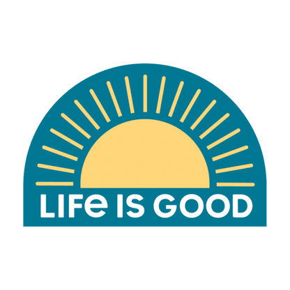 Life Is Good® Sunrise Die Cut Sticker