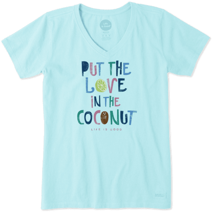 Life Is Good® Women's Love In the Coconut Crusher Vee