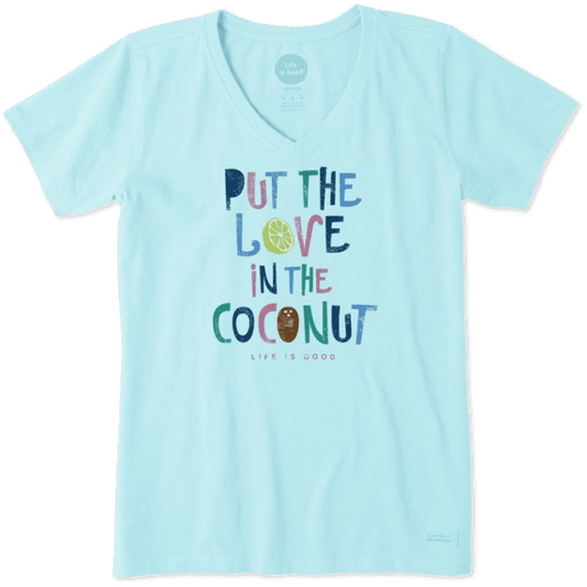 Life Is Good® Women's Love In the Coconut Crusher Vee