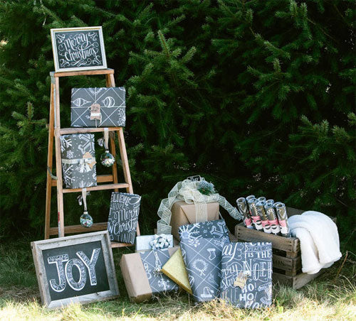 Lily & Val Christmas Wrapping Paper Sheets