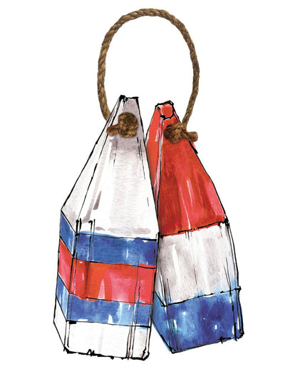 Nautical Buoys Door Decor by Anne Tavoletti for Studio M